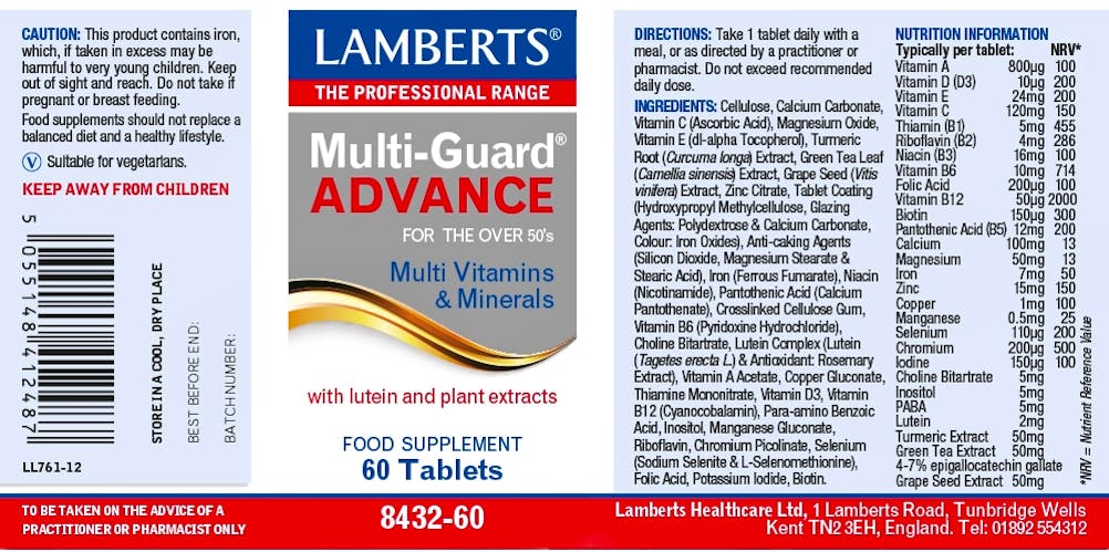 Lamberts Multi-Guard Advance 60 Tablets - 2