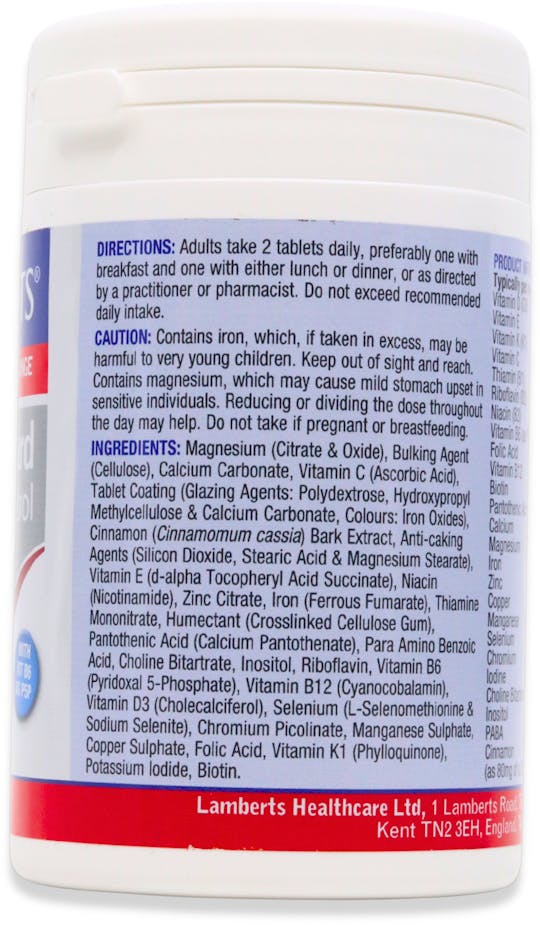 Lamberts Multi-Guard Sugar Control 120 Tablets - 2