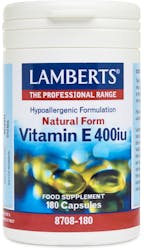 Lamberts Natural Vitamin E 400IU 180 Capsules