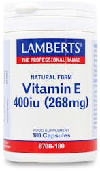 Lamberts Natural Vitamin E 400IU 180 Capsules