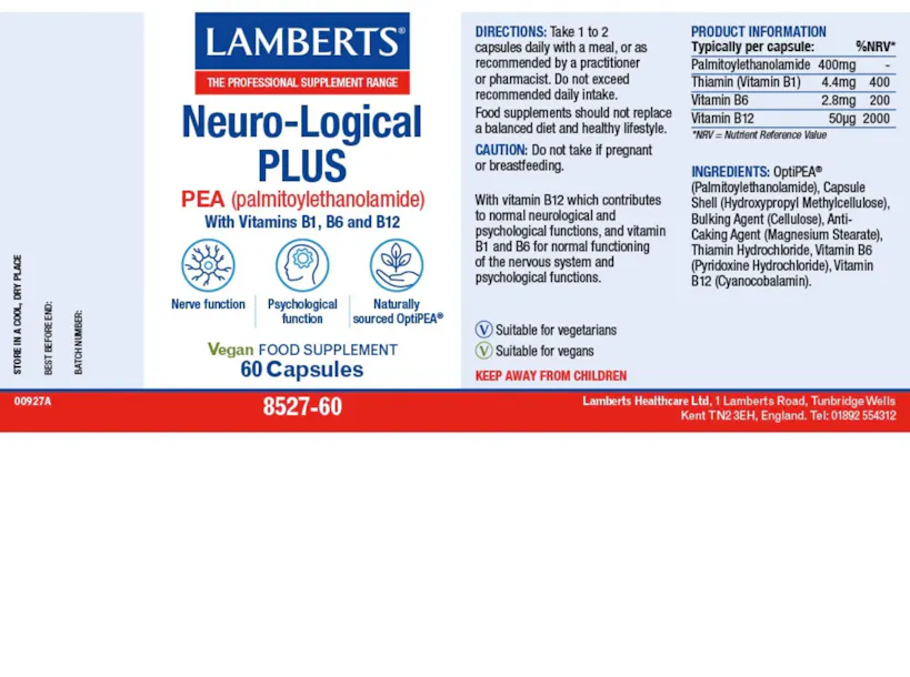 Lamberts Neuro-Logical Plus 60 Capsules - 2