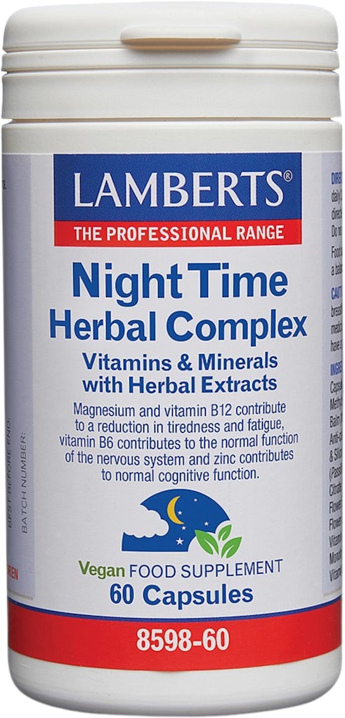 Lamberts Night Time Herbal Complex 60 capsules