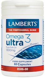 Lamberts Omega 3 Ultra Pure Fish Oil 1300mg (Epa 715mg/Dha 286mg) 60 Capsules