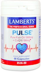 Lamberts Pulse Pure Fish Oil 1300mg and Coq10 100mg 90 Capsules