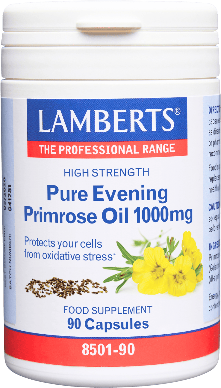 Lamberts Pure Evening Primrose Oil 1000mg 90 Capsules