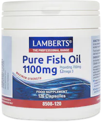 Lamberts Pure Fish Oil 1100mg 120 Capsules