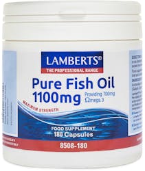 Lamberts Pure Fish Oil 1100mg 180 Capsules