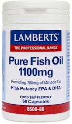 Lamberts Pure Fish Oil 1100mg (Epa 360mg/Dha 240mg) 60 Caps