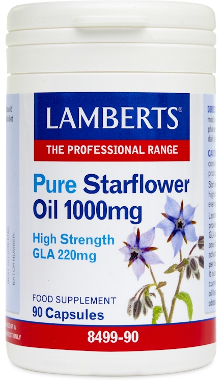 Photos - Vitamins & Minerals Lamberts Pure Starflower Oil 1000mg 90 Capsules