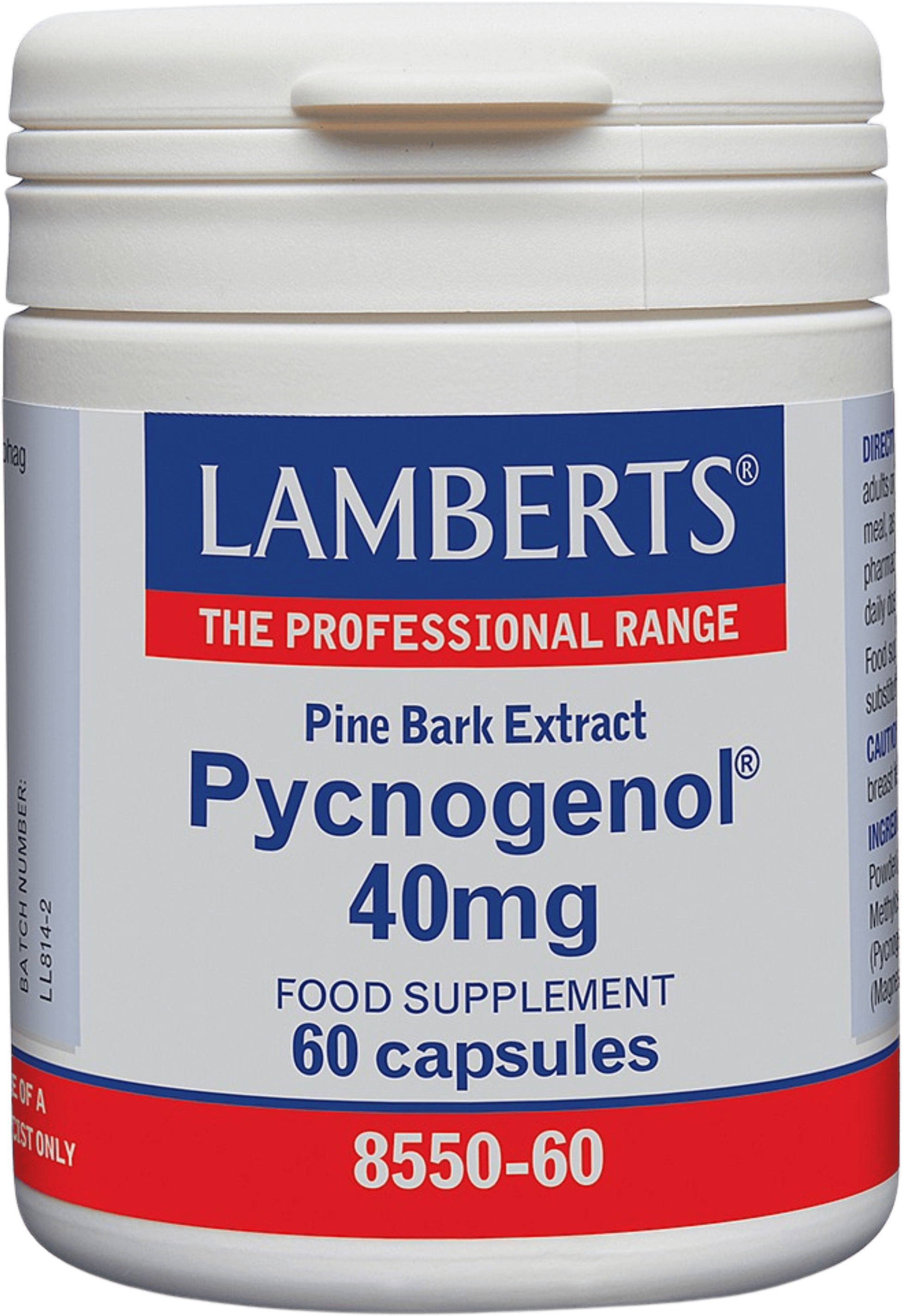 Lamberts Pycnogenol 40mg 60 Capsules