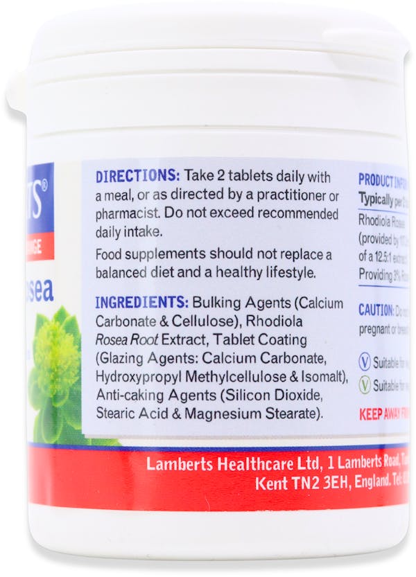 Lamberts Rhodiola Rosea Extract 60 Tablets - 2