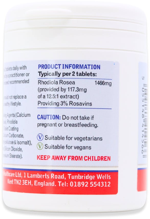 Lamberts Rhodiola Rosea Extract 60 Tablets - 3