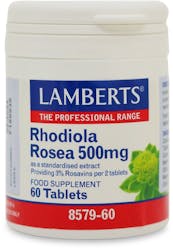 Lamberts Rhodiola Rosea 500mg 60 Tablets