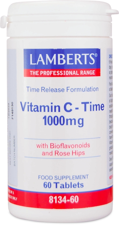 Lamberts Vitamin C Time Release with Bioflavonoids 1000mg (60)