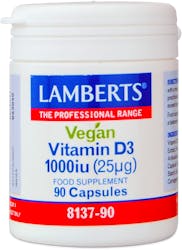 Lamberts Vegan Vitamin D3 1000IU 90 Capsules