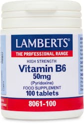 Lamberts Vitamin B6 50mg 100 Tablets