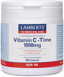 Lamberts Vitamin C-Time Release 1000mg 180 Tablets