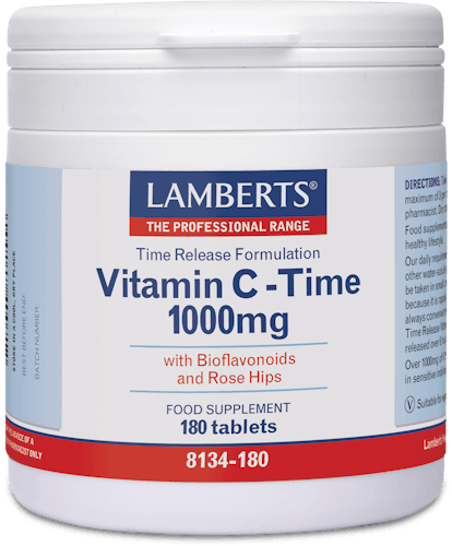 Lamberts Vitamin C-Time Release 1000mg 180 Tablets
