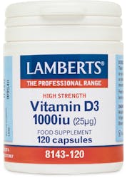Lamberts Vitamin D3 1000iu (25μg) 120 capsules
