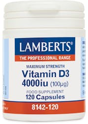 Lamberts Vitamin D3 4000iu (100µg) 120 Capsules