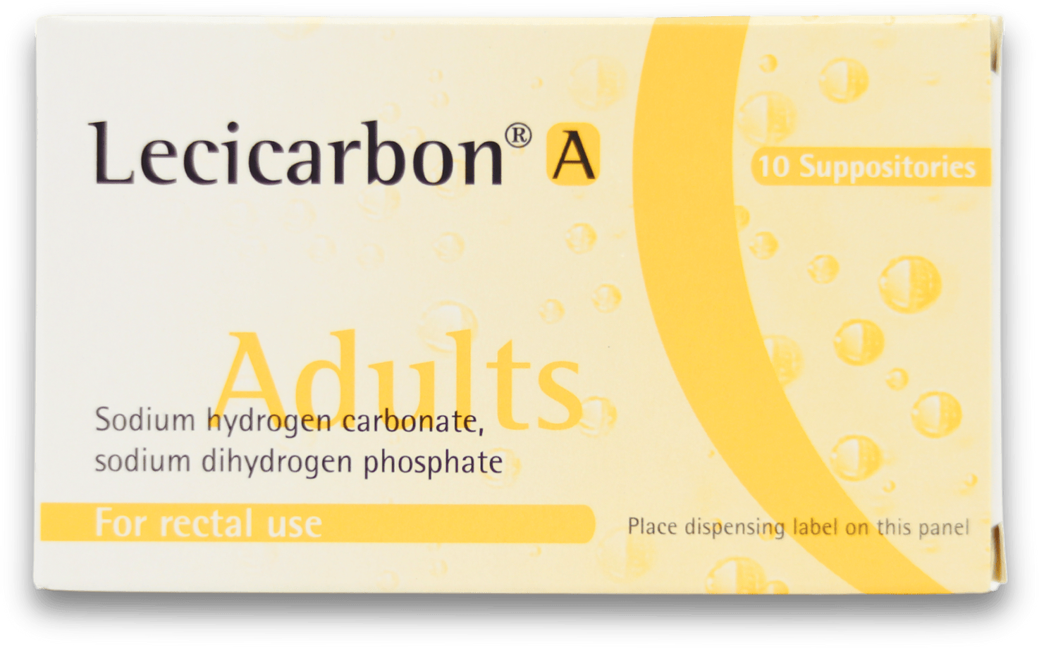 Lecicarbon Adults 10 Suppositories