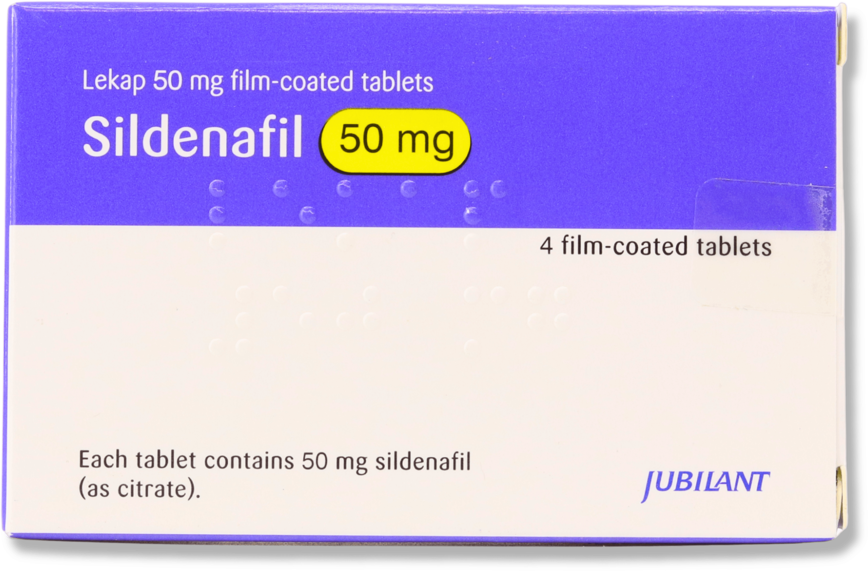 Lekap Sildenafil 50mg 4 Tablets