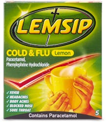 Lemsip Max Cold & Flu Lemon 5 Sachets