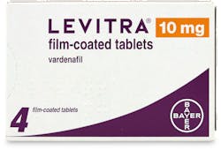 Levitra Vardenafil (PGD) 10mg 4 Tablets