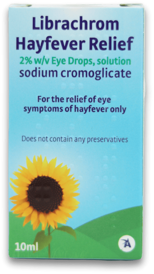 Librachrom Hayfever Relief 2% w/v Eye Drops 10ml