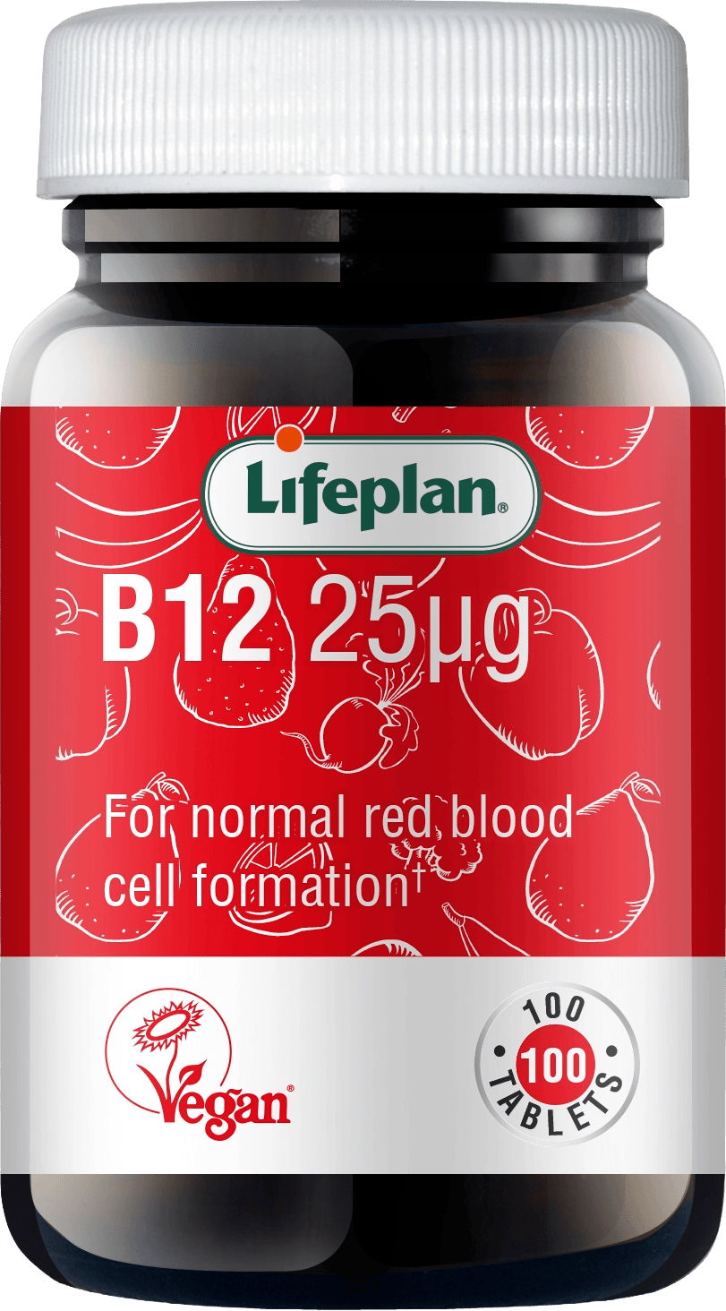 LifePlan B12 25mcg 100 Tablets