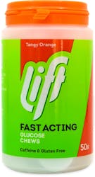 Lift Fast Acting Glucose Chews Orange 50 Pack