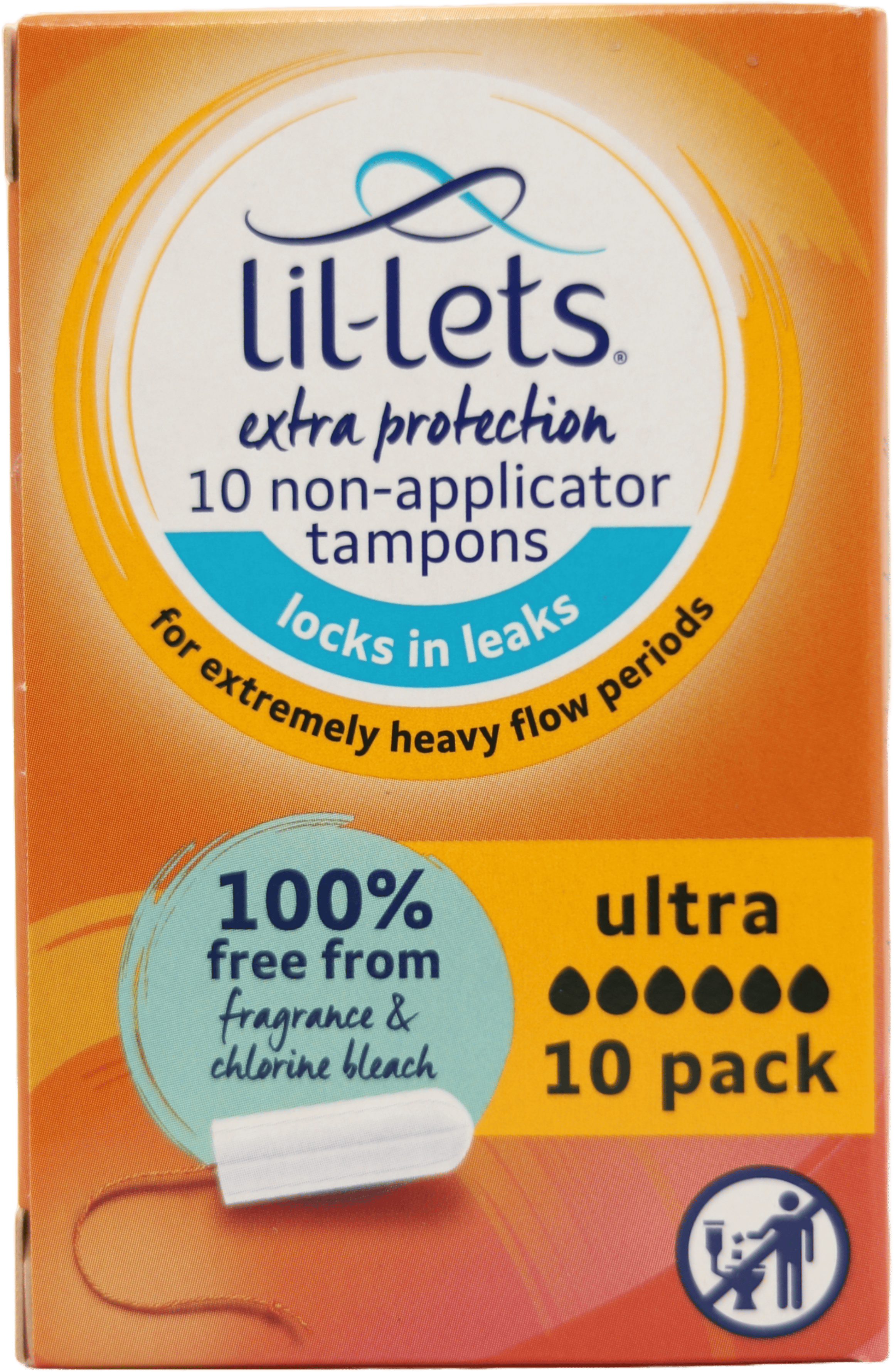 Lil-Lets Smartfit Non Applicator Ultra 10 Pack