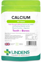 Lindens Health + Nutrition Calcium 400mg 100 Tablets