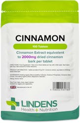 Lindens Health + Nutrition Cinnamon 2000mg 100 Tablets