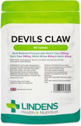 Lindens Health + Nutrition Devils Claw Formula 90 Tablets