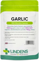 Lindens Health + Nutrition Garlic 1000mg 1000 Capsules