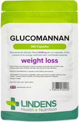 Lindens Health + Nutrition Glucomannan (Konjac Fibre) 500mg 360 Capsules