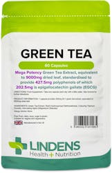 Lindens Health + Nutrition Green Tea 9000mg (203mg EGCG) 60 Capsules