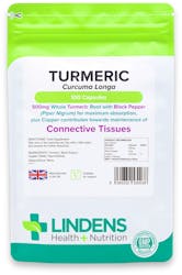 Lindens Health + Nutrition Turmeric 500mg 100 Capsules