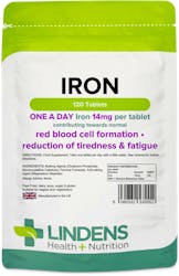 Lindens Health + Nutrition Iron 14mg 120 Tablets