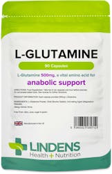 Lindens Health + Nutrition L-Glutamine 500mg 90 Capsules