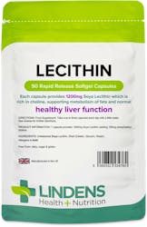 Lindens Health + Nutrition Lecithin 1200mg 90 Capsules