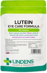 Lindens Health + Nutrition Lutein 10mg (Marigold Extract) 100 Capsules