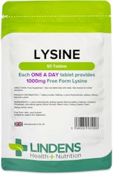 Lindens Health + Nutrition Lysine 1000mg 50 Tablets