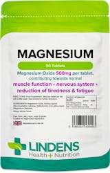 Lindens Health + Nutrition Magnesium (MgO 500mg) 90 Tablets