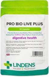 Lindens Health + Nutrition Pro Bio Live Plus (+dietary fibre) 90 Capsules