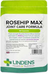 Lindens Health + Nutrition Rosehip Max Joint Care Formula 90 Capsules