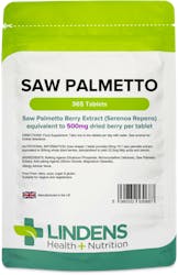 Lindens Health + Nutrition Saw Palmetto 500mg 365 Tablets