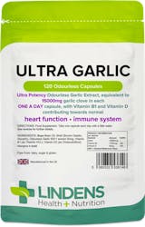 Lindens Health + Nutrition Ultra Garlic 120 Capsules