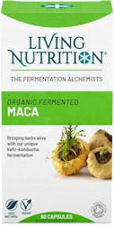 Living Nutrition Organic Fermented Maca 60 Capsules